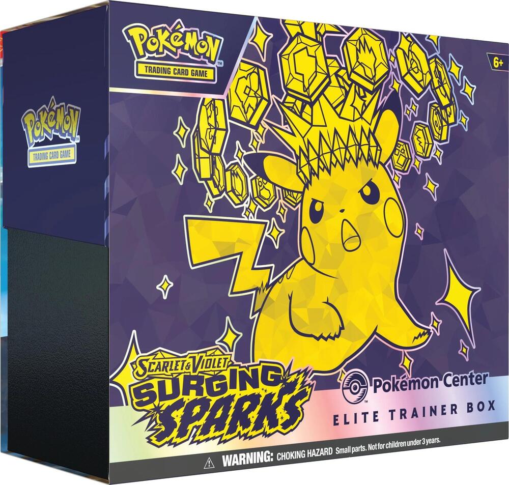 Surging Sparks Pokemon Center Exclusive ETB